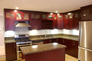 Cabinet Refinishing - Before