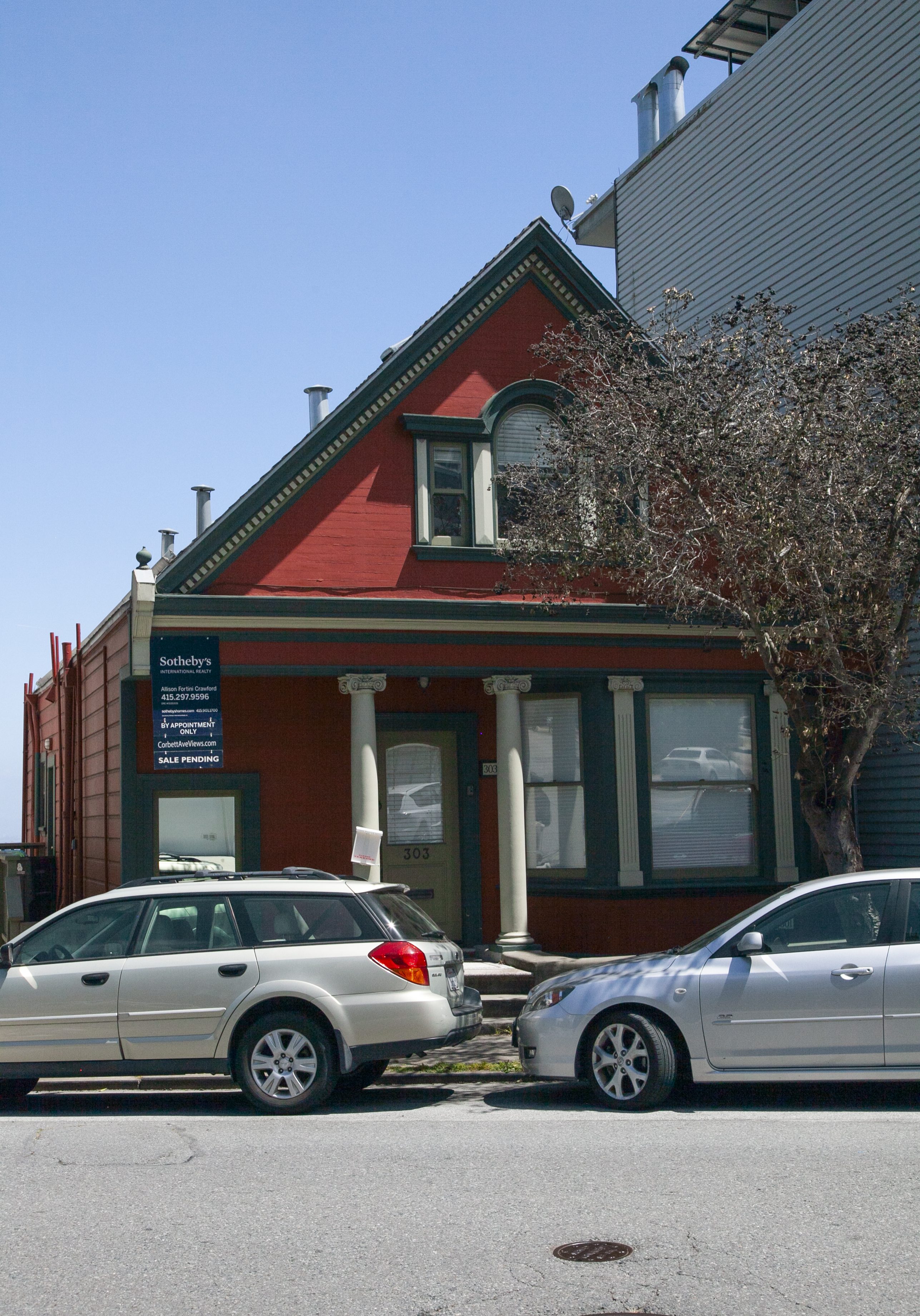 san francisco custom painting red house3